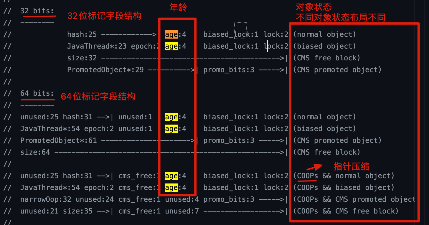 标记字段结构