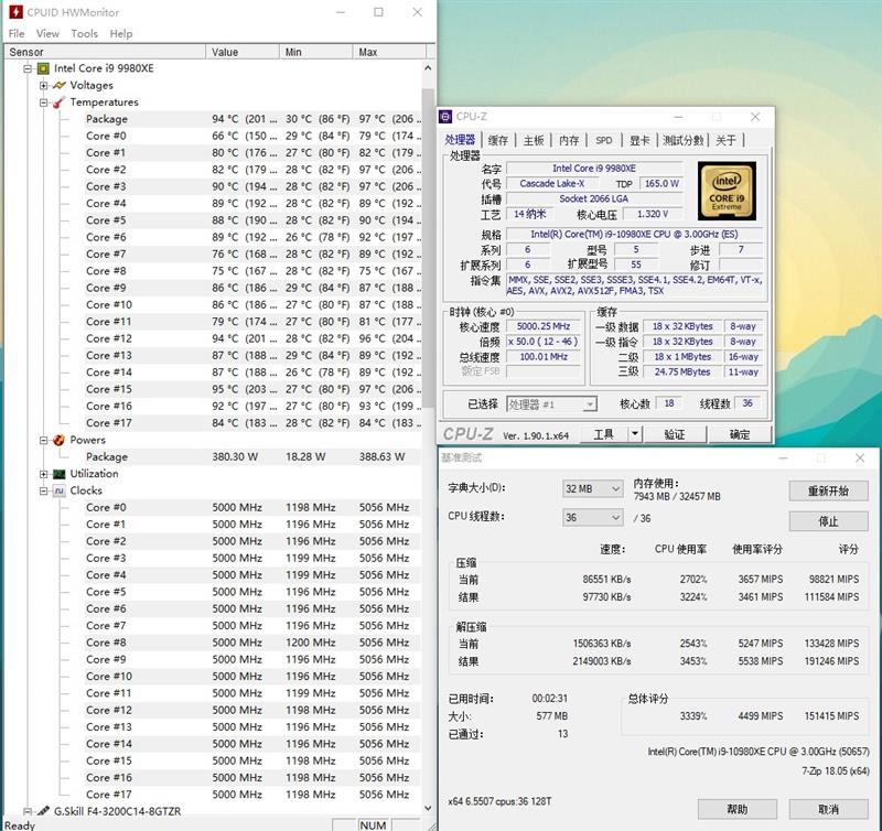 全核4.8GHz轻轻松松！i9-10980XE评测：这才是值得发烧友拥有的顶级处理器