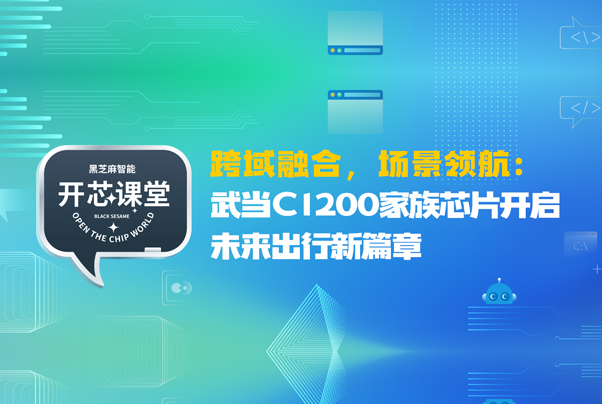 跨域融合，场景领航：武当C1200家族芯片开启未来出行新篇章