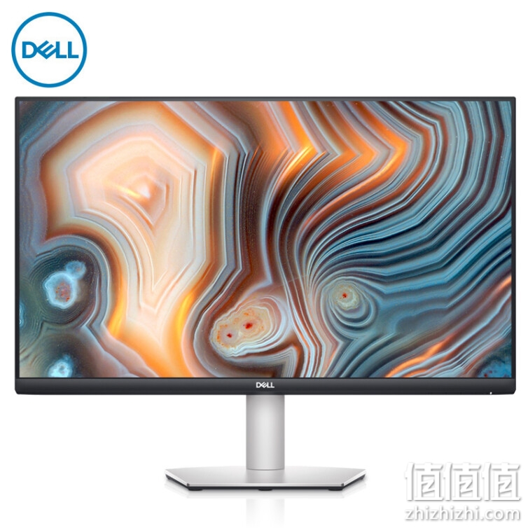 戴尔（DELL）4K 27英寸 IPS Type-C口65W反向充电 低蓝光 内置音箱 FreeSync 旋转升降 电脑显示器 S2722QC